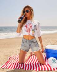 SC Fashion Washed Holes Straight Denim Shorts GSMF-13679#
