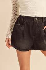 SC Fashion Holes Washed Denim Shorts GSMF-14457#