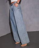 SC Retro Fashion Loose Wide Leg Jeans GSMF-ZC9112
