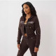 SC Letter Print Long Sleeve Pants 2 Piece Set GFCF-1400