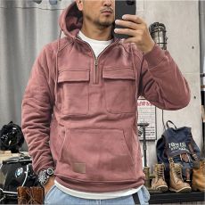 SC Men's Long Sleeve Hooded Sweatshirt Coats GYSM-W2001