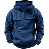 SC Men's Long Sleeve Hooded Sweatshirt Coats GYSM-W2001