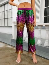 SC Casual Gradient-Color Sequin Pants GYLY-10483