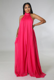 SC Sleeveless Chiffon Loose Backless Jumpsuit GYLY-9342
