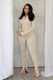 SC Solid Color Hooded Sport Two Piece Pants Set NYF-8198