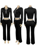 SC Fashion Sport Long Sleeve Two Piece Pants Set CH-25056