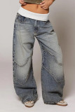 SC Fashion Loose Solid Color Jeans LSD-2555