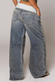 SC Fashion Loose Solid Color Jeans LSD-2555