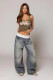 SC Fashion Loose Solid Color Jeans LSD-2555