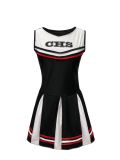 SC Print Sleeveless Contrast Color Mini Dress GMMD-21275