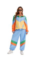 SC Halloween Color Block Long Sleeve Coats GMMD-8018
