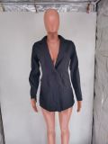 SC Backless Long Sleeve Blazer Coats FYWF-YW0638