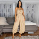SC Solid Color Wrap Chest Jumpsuit YF-20170
