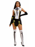SC Halloween Sleeveless Color Block Mini Dress GMMD-894