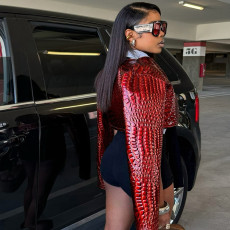 SC Solid Color Long Sleeve Solid Coats XEF-K24C53507