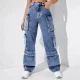 SC Fashion Loose Washed Jeans GSYI-30015
