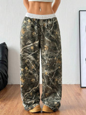 SC Camouflage Print Loose Pants YWXS-K25L1123