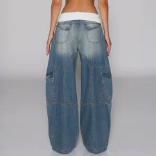 SC Fashion Loose Denim Straight Jeans LSD-2549