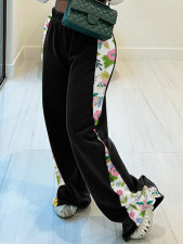 SC Fashion Print Patchwork Sport Pants YH-5297