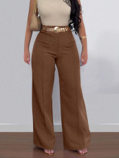 SC Solid Color Wide Leg Pants ONY-391258