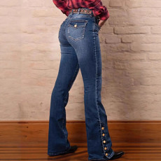 SC Fashion Washed Flare Jeans GDMY-61702