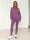 SC Long Sleeve Solid Color Two Piece Pants Set WSYF-5970