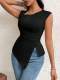 SC Sleeveless Solid Color Sleeveless Tops GYSQ-WCEK0740
