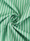 SC Plus Size Long Sleeve Stripe Print Shirt Shorts 2 Piece Set HNIF-DHN124