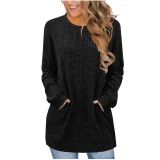 SC Solid Color O Neck T Shirt GYZY-6680