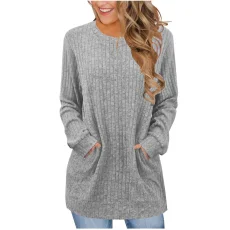 SC Solid Color O Neck T Shirt GYZY-6680