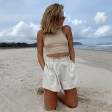 SC Sleeveless Solid Color Tank Tops GZJF-ZJ2503