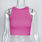 SC Sleeveless Solid Color Tank Tops GZJF-ZJ2503