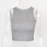 SC Sleeveless Solid Color Tank Tops GZJF-ZJ2503