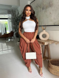 SC Fashion Solid Color Flower Bud Pants SFY-795