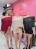 Pre Order: About 7 work days shipping Solid Color Sweater Suit YUEM-300878