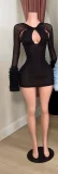 Pre Order: About 7 work days shipping Mesh Mini Dress YUEM-300845