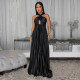 SC Sleeveless Solid Color Maxi Dress BY-7525