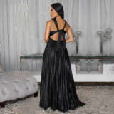 SC Sleeveless Solid Color Maxi Dress BY-7525