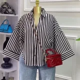 SC Loose Solid Color 3/4 Sleeve Shirts GCNE-73145