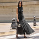 SC Sleeveless Mesh Patchwork Maxi Dress GAXB-D274DS