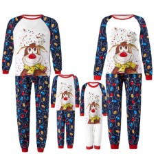 SC Happy Deer Christmas Family Matching Sets Pajamas Set YLDF-441
