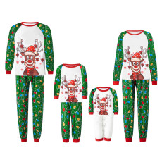 SC Happy Deer Christmas Family Matching Sets Pajamas Set YLDF-441