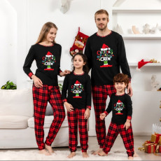 SC Christmas Plaid Patchwork Print Family Matching Sets YLDF-2690