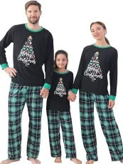 SC Pajama Matching Family Christmas Plaid Set YLDF-461