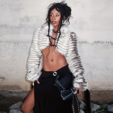 SC Sexy Cardigan Fur Coat DLSF-K25L79669