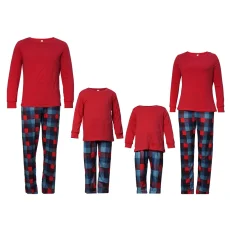 SC Christmas Parent-Child Letter Print Pajamas Suit YLDF-2286
