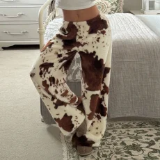 SC Loose Printed Fleece Pants GFRT-60370PBZ