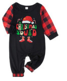 SC Christmas Hat Print Parent-Child Pajama Set YLDF-49440