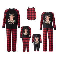 SC Christmas Print Pajama Set Parent-Child Matching Set YLDF-6699
