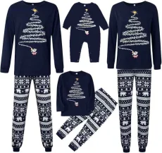 SC Christmas Print Family Matching Pajama Sets GSGS-0570